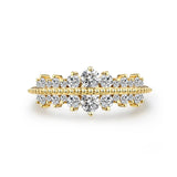 Luxury Moissanite Ring - Sterling Silver Fine Jewelry by Hennafy Jewel