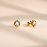 Elegant MINTYBOX New D Color Moissanite Earrings Real 925 Sterling Silver Passed the Diamond Tester Earrings for Women for Gilft Jewelry - Premium Fine Jewelry by Hennafy Jewel