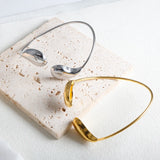 Minimalist Water Drop Bracelet Bangle for Women Girl Minimalist Ins Cuff Bracelet Stylish High End Steel Jewelry. - Premium Fine Jewelry by Hennafy Jewel