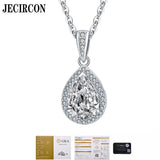 Elegant JECIRCON 925 Sterling Silver Necklace for Women High - Premium Fine Jewelry by Hennafy Jewel