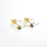 Elegant Radiant Stud Earring: Crystal & Sterling Silver - Premium Fine Jewelry by Hennafy Jewel