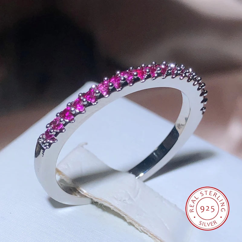 Classic Gemstone Ring - Sterling Silver Fine Jewelry by Hennafy Jewel