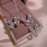 Elegant Gemstone Jewelry Set - Matching Necklace & Earrings by Hennafy Jewel