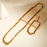 Elegant Gemstone Bracelet - Gold Plated Sterling Silver Bangle by Hennafy Jewel