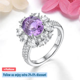 Natural Gemstone Ring — 925 Sterling Silver, 6.5 Carats