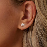 Elegant Moissanite Ring - Sterling Silver Fine Jewelry by Hennafy Jewel