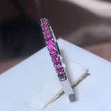 Classic Gemstone Ring - Sterling Silver Fine Jewelry by Hennafy Jewel