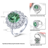 Elegant Gemstone Ring - Sterling Silver Fine Jewelry by Hennafy Jewel