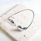 Minimalist Water Drop Bracelet Bangle for Women Girl Minimalist Ins Cuff Bracelet Stylish High End Steel Jewelry. - Premium Fine Jewelry by Hennafy Jewel