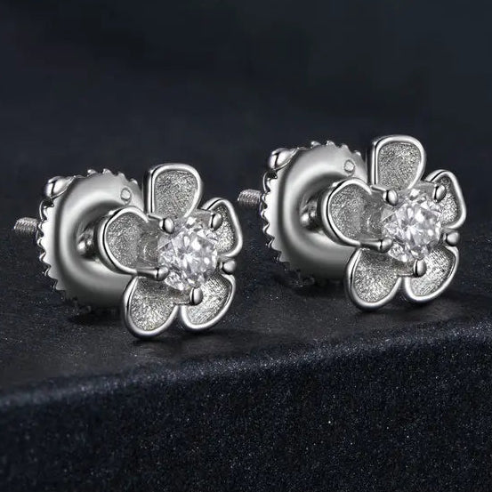 Elegant Moissanite Ring - Sterling Silver Fine Jewelry by Hennafy Jewel