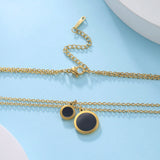 Elegant Gemstone Necklace - Gold Plated Sterling Silver Pendant by Hennafy Jewel