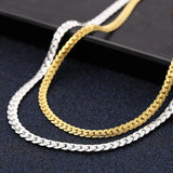 Classic Gemstone Necklace - Gold Plated Sterling Silver Pendant by Hennafy Jewel